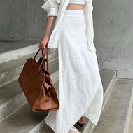 Faye Mid-Rise Slip Skirt