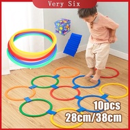 10Pcs Hopscotch Jumping Ring Children Sensory Integration Training Kids Toy