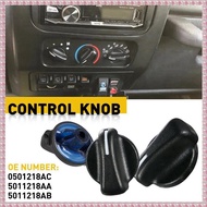 3Pcs Car A/C Heater Knob Car Climate Control Switch Knobs Dials Cover for 1999-2005 1EJ51BD1AA