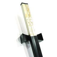 silver dragon and phoenix design | Ebony Wood Chopsticks and Holders Dining Set