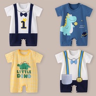Baby Clothes Printed Bodysuit Thin Cotton Newborn Romper Homewear
