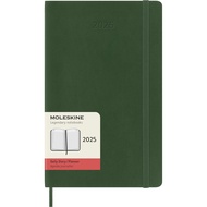 Moleskine Planner 2025, Starts in January, 1 Page per Day, 12-Month Daily Diary, Large Size (13cm x 