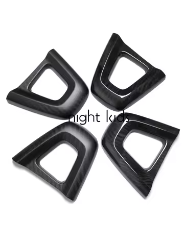 Night Kids for 2016-2023 Mazda MX5 ND Carbon Fiber Seatback Sticker MX5 ND1 ND2 Dry Carbon Fiber Int