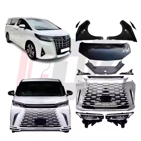 2023-2025 for Alphard 30 Front Bumper Appearance Kit Upgrade or Replacement New Condition for 2025 f