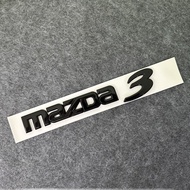ABS Silver Black Car Emblem Logo Badge Sticker Decal For Mazda 6 Mazda 3 Mazda6 Mazda3 accessories s