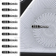 2/4/10pcs Aluminum Car Music Player Sticker Car Emblem Speaker Badge for Audi A4 B8 A3 8P 8V S3 A5 A