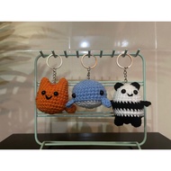 cute cat keychain cute whale keychain cute panda keychain