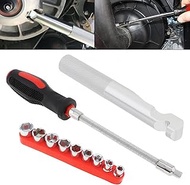 Windance Clutch Removal Wrench Tool Kit, 5mm-13mm Reversible Socket Clutch Cover Removal Tool Fit fo