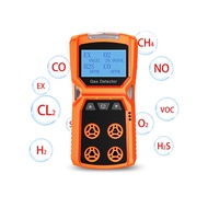 Update！AIKESI ADKS-4 O2 CO H2S Ex Multi Gas Test Monitor Methane Propane Plug-In Portable  Gas Analy