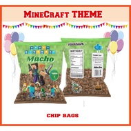 Customized Chip Bag MINECRAFT Theme Chip bags | Loot bags l Candy bag