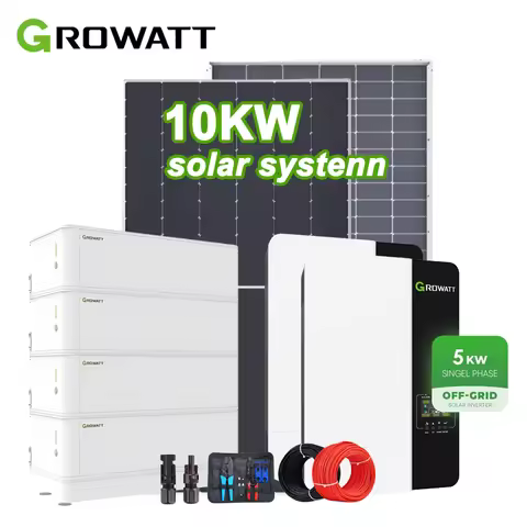 Hybrid Solar Power System 5kw 8kw 10kw 12kw 15kw 20kw Home Energy Storage System