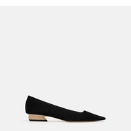 ZARA s new women s shoes Goat leather Pointed Toe Flats single-shoe Casual ballet Flats Flat Heel bl