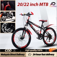 AENXRD 20/22 inch MTB Basikal for kids Basikal bicycle kids 7/21 speed bicycle  Basikal with disc br