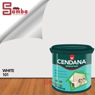 CENDANA 101 - WHITE 5 KG / CAT TEMBOK INTERIOR-Hosebuild