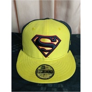 New Era fitted hat size 7 3/4 (61.5 cm) down size 7 5/8 (60.6 cm) 'S' Superman embroidery logo
