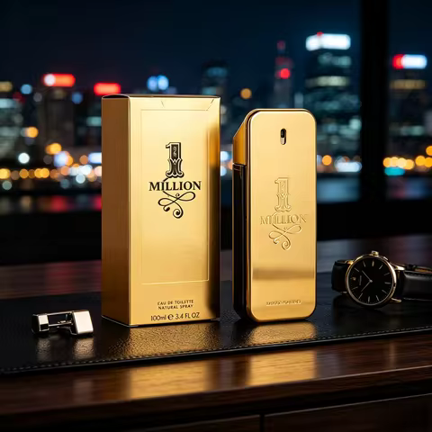 1 Million Paco Rabane Perfume-Long Lasting Designer Fragrance for Men with Mandarin, Cinnamon & Ambe
