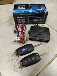 ชุดรีโมทเซ็นทรัลล็อคเปิดปิดประตู ford ดอกกุญแจตรงรุ่น มีคู่มือติดตั้งค่ะดอกกุญแจพับ