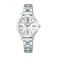 Feb JDM WATCH ★   Seiko Seiko Lukia Tonneau Eco-Drive Radio Wave Steel Strap Women's Watch Ssvw223