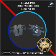 34216761248 BWM BRAKE PAD REAR E38 X5 E53 Z4 Coupe E86 34216761250 34216761251 34211163324 342111633