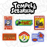 Sticker Work Life Gen Z VOL.2 – Work Capek Edition Vol.2| Vinyl Waterproof | KresnaStudio