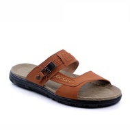 Sandal Pria Kulit Original 100 % Hipzo CT01 Premium Slop Import Casual Premium Casual