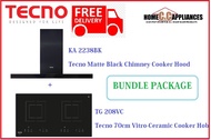 TECNO HOOD AND HOB FOR BUNDLE PACKAGE ( KA 2238BK &amp; TG 208VC ) / FREE EXPRESS DELIVERY