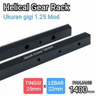 BATANG REL GUIDE HELICAL GEAR RACK PINION 1.25 CNC ROUTER