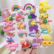 Korean Fashion Character Hair Clips for Girls Set AS 744