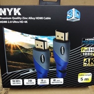 Cable hdmi 5 meter full hd 4k /hdmi 5m nyk 4k