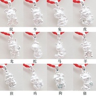 Factory Direct Wholesale Pendant Three-Dimensional 999 Silver Hollow Pendant Sterling Silver 3D Hard