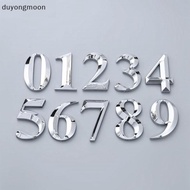 (duyongmoon) Self Adhesive Door Number Sign House Number Digit Apartment Hotel Office Sticker [NEW]