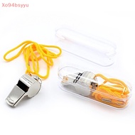 XOYU Referee Whistle Metal Whistle Stainless Steel Whistle Sports Whistle Sports Supplies With Lanyard SG