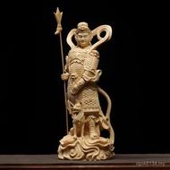 Office Erlang Shen Solid Wood Home Furnishing Carving Crafts Genuine Jun Inu Tian Decorations Orname