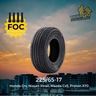 TAYARGO: 225/65-17 Continental | Michelin | Goodyear | China Tyre Tayar Murah Rim 17 4x4 Honda Crv Mazda Cx5 Proton X70 [only for installation in KL]