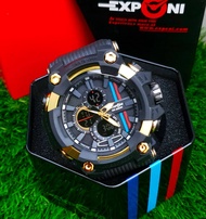 Watch Wow นาฬิกาข้อมือผู้ชาย Exponi ( เอ็กซโพนี่ ) แบรนด์แท้ 100%   ดีไซน์สปอร์ต หน้า BMW  ( พร้อมกล่องแบรนด์ )