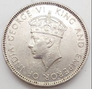 (1937)Hong Kong silver colour Ten Cents/Circulation coins /(1937)香港銀色一毫硬幣/喬治六世/首年發行