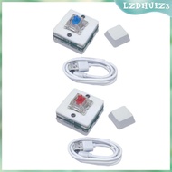 [lzdhuiz3] USB Mini 1 Key Keyboard Programmable RGB Mechanical Gaming Red switch