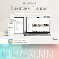 Notion Business Planner 📅 Notion Template – Calendar & Planner for Small Business & Freelancers