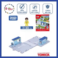 Tomica World Town Bus Stop (with Passenger) Model Kit.