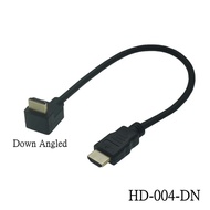Djah15cm 30เซนติเมตร50เซนติเมตร1เมตรคู่ HDMI เข้ากันได้ชายกับหญิงแปลงขึ้นลงขวาซ้ายมุมอะแดปเตอร์ HD เคเบิ้ลสำหรับ DVD PS3 PCgikh