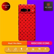 Garskin Skin PIXEL 7 Pro REDCODE ICONS Fullbody Backonly/ | Anti-scratch | Case | Vinyl Vinyl