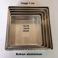 1pcs Square baking pan 16x16 18x18 20x20 height 6 and 7 cm