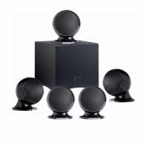 Cabasse  Alcyone 2, 5.1 Speaker System, Sphere Speaker, Gloss Black