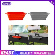 [Iniyexa] Silicone Cup Liner Foldable Grill Drip Pan Liner for Party Dinner BBQ