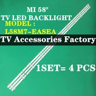 NEW 1SET L58M7-EASEA MI 58" TV LED BACKLIGHT (LAMP TV) MI 58 INCH LED TV BACKLIGHT L58M7-EASEA