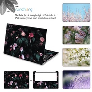 DIY Floral Laptop Film Laptop Sticker 10-17 Inch for Huawei, Dell, Lenovo, Asus, Samsung, Acer, HP Notebook Computer Decal PVC Waterproof Scratch Resistant Laptop Skin