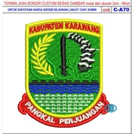 GIB LOGO EMBROIDERED PATCH C-A70 KWARDA KAB KARAWANG RANGE BET/BADGE STRUGGLE