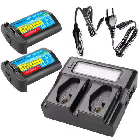 LP-E4 LP E4 LP-E4N 3300mAH Camera Battery + LCD Quick Charger for Canon EOS 1D Mark III,EOS-1D Mark 