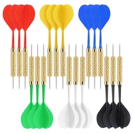 Accmor 18 Pack Steel Tip Darts, 18 Grams Metal Tip Dart Set, Darts Metal Tip Set, Metal Darts for Da