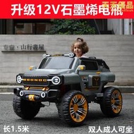 兒童電動車四輪越野遙控汽車寶寶男女小孩玩具車大號可坐大人雙人